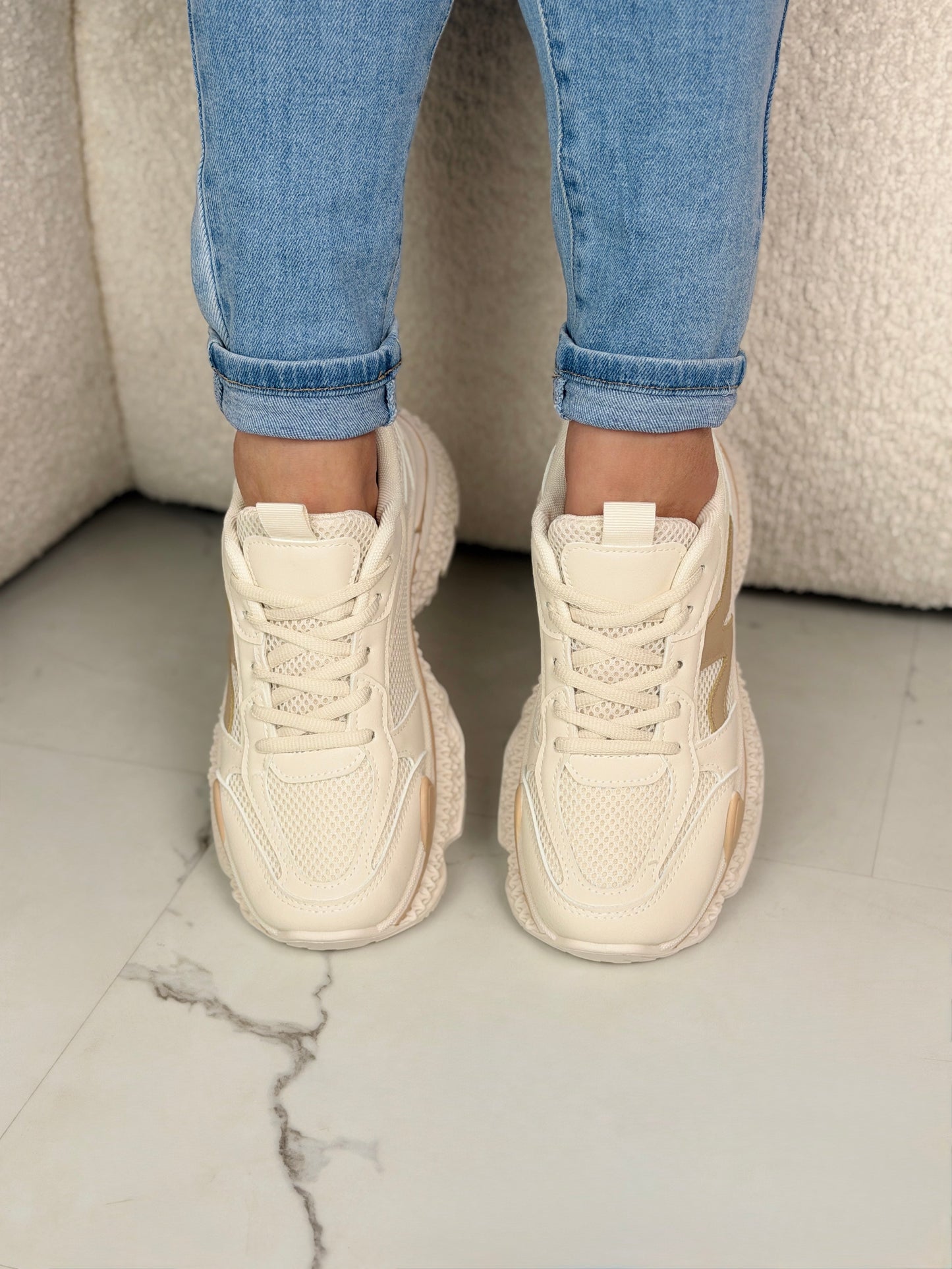 Cloud Chunky Beige Sneaker