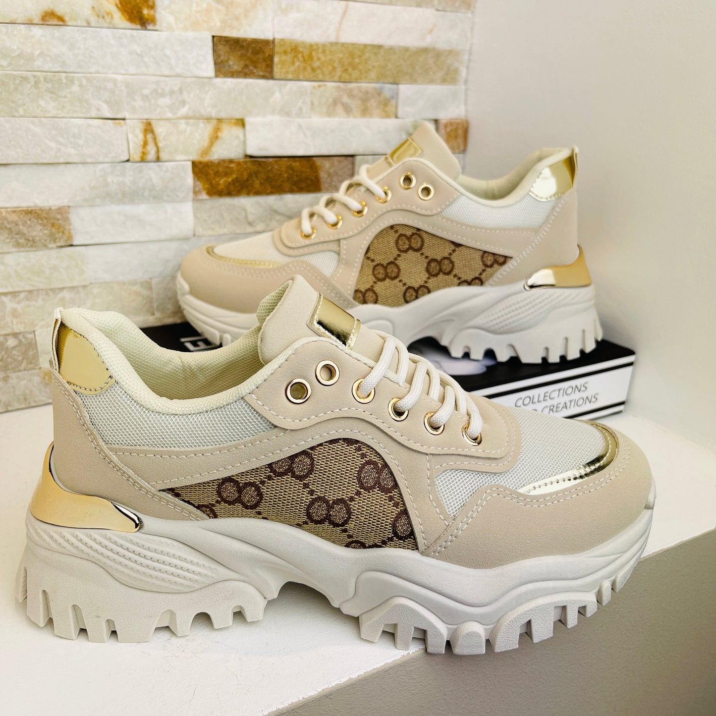 Guusje Beige Sneaker