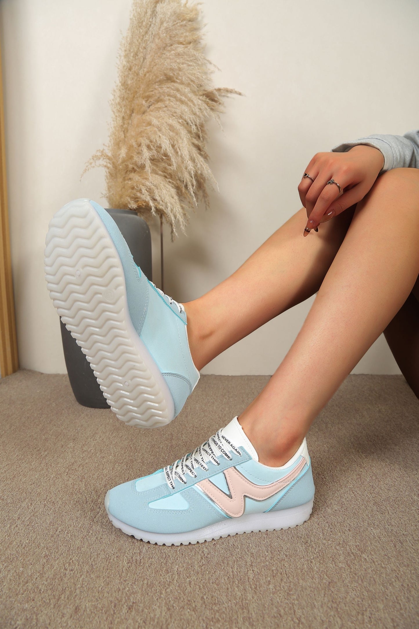 Never Again Blue Sneaker