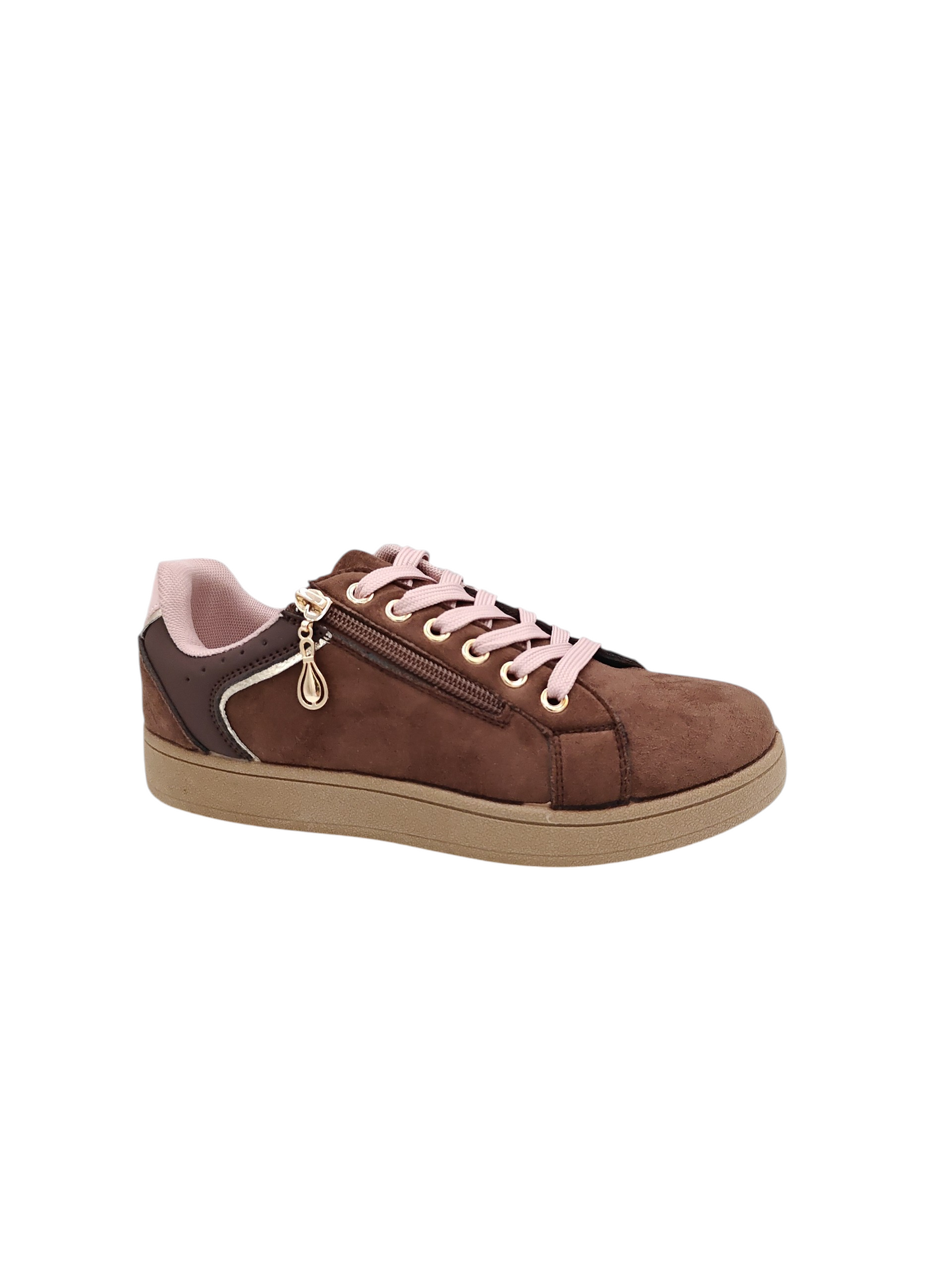 Pom Brown/Pink Sneaker