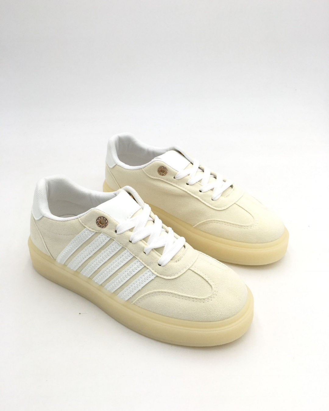 Stripe Yellow Sneaker