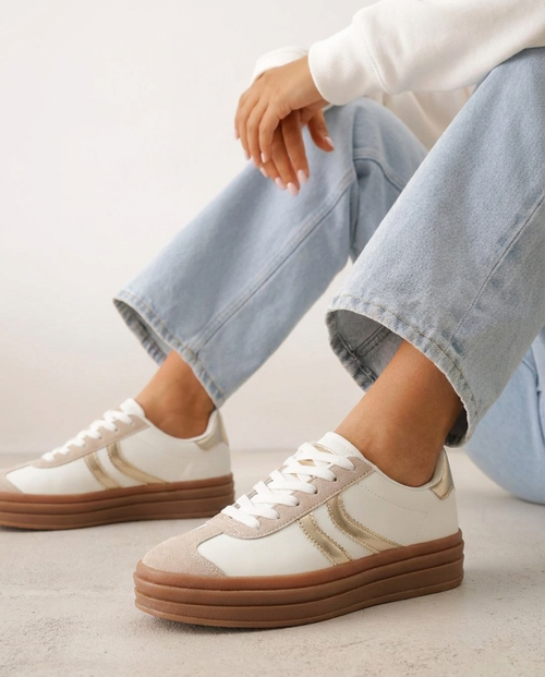 Marieke Gold Sneaker