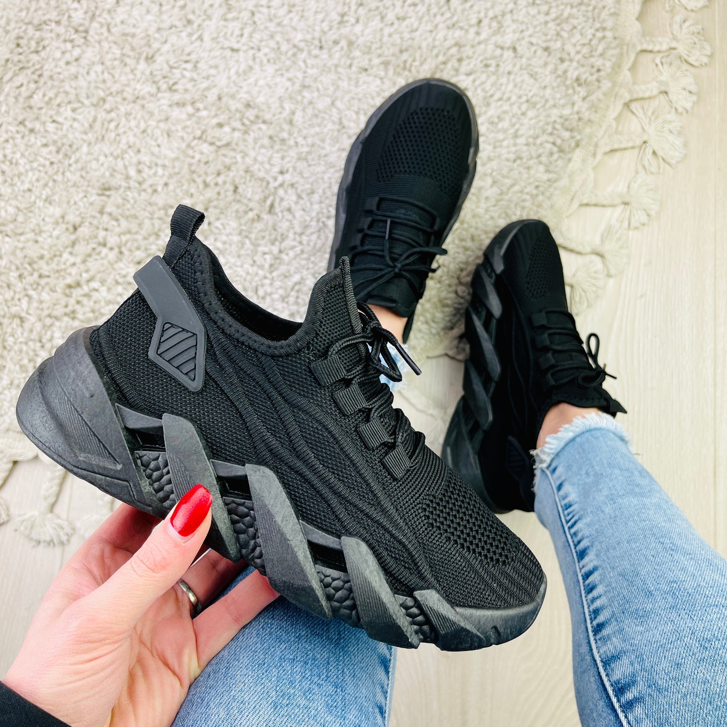 1862 Black Sneaker