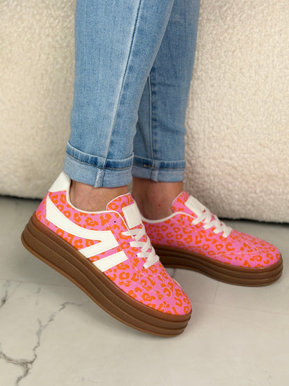Fien Orange Sneaker