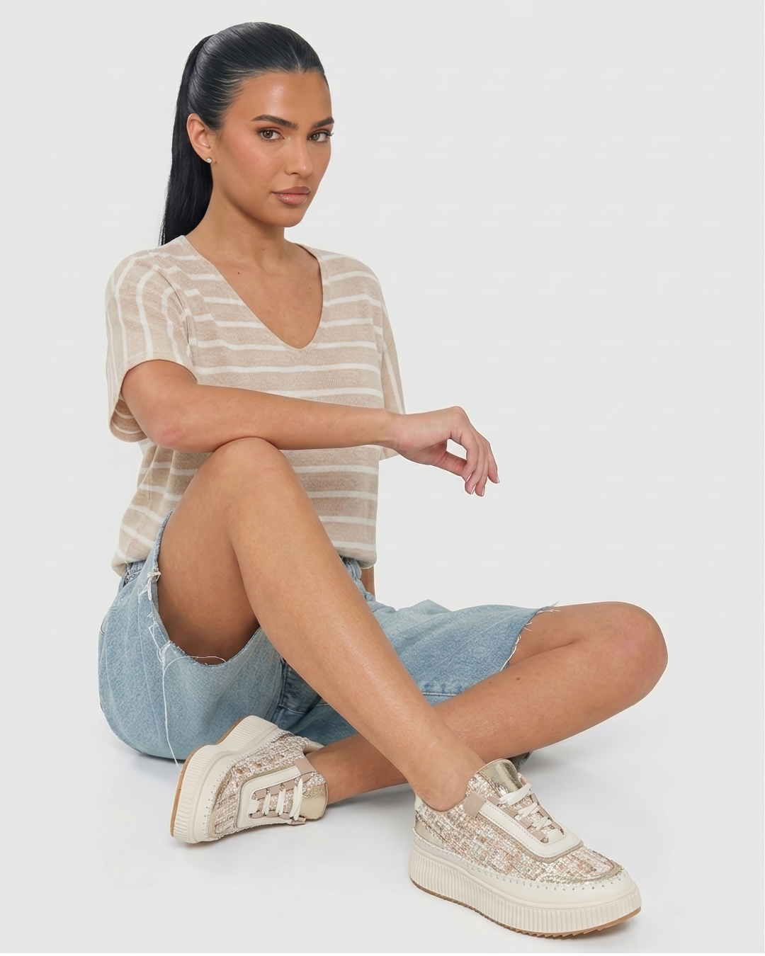 Carina Beige Sneaker
