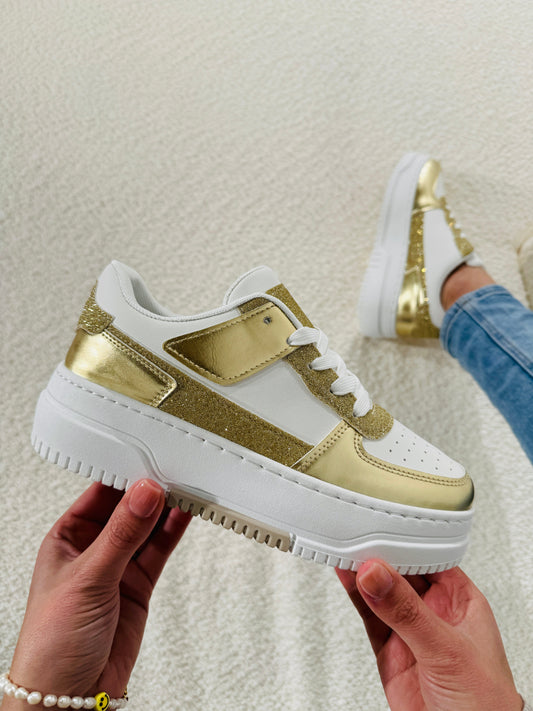 167 Gold Sneaker