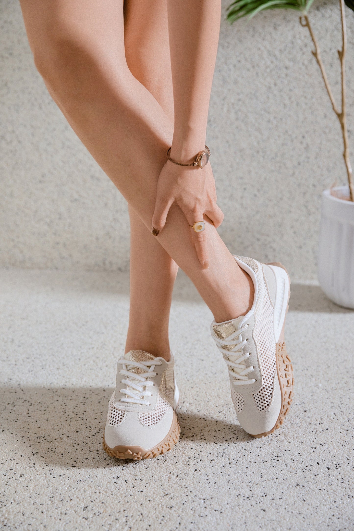 Ivana Beige Sneaker