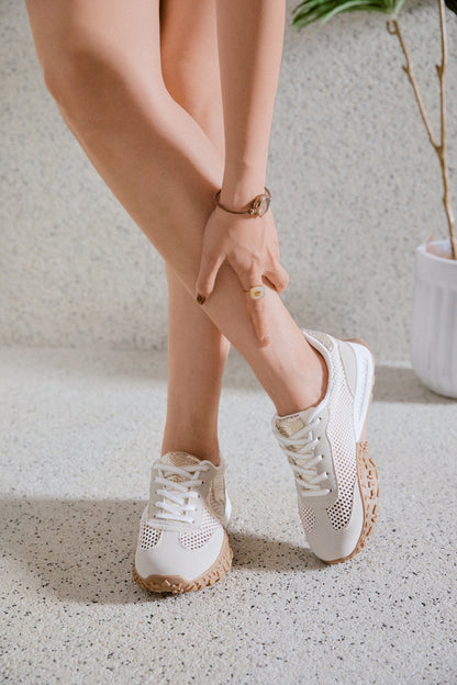 Ivana Beige Sneaker