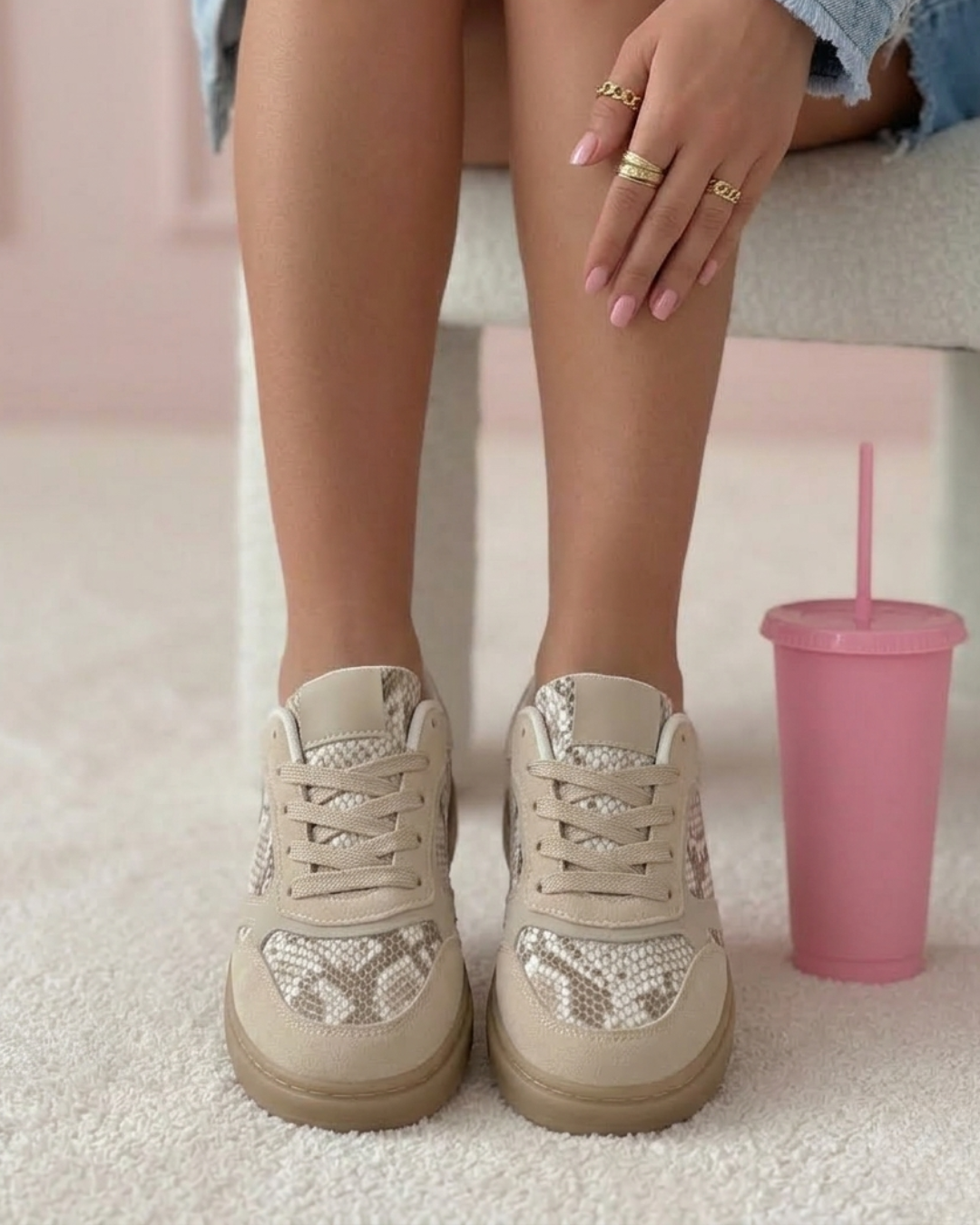 Lobke Beige Sneaker