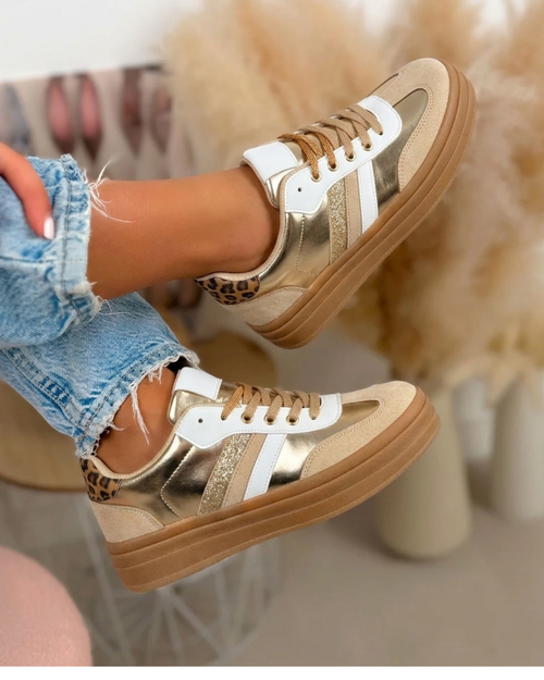 Luca Gold Sneaker