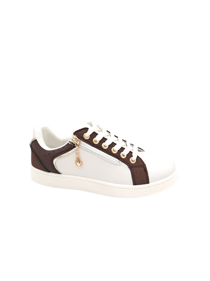 Pom Beige/Brown Sneaker