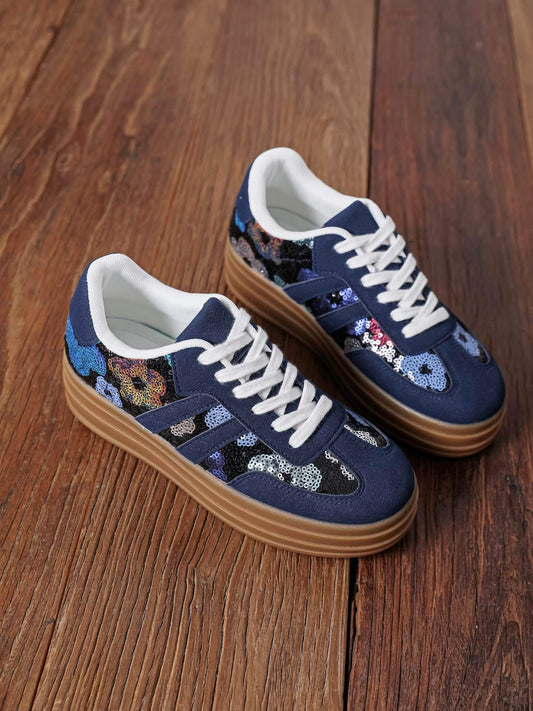 Paula Navy Sneaker