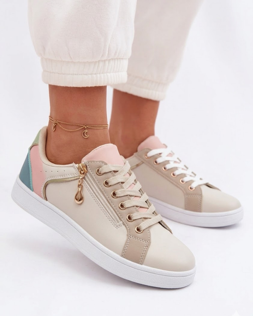 Pom Beige Sneaker