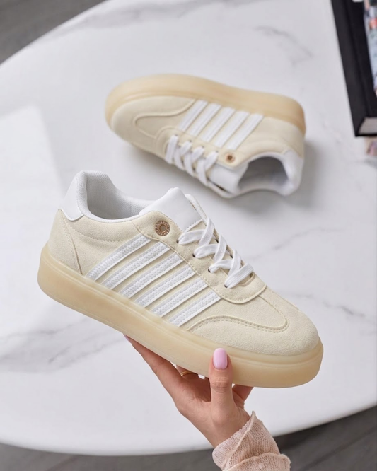 Stripe Yellow Sneaker