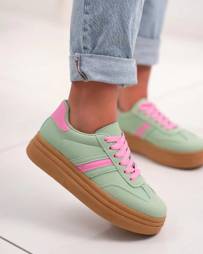 Boudine Green Sneaker