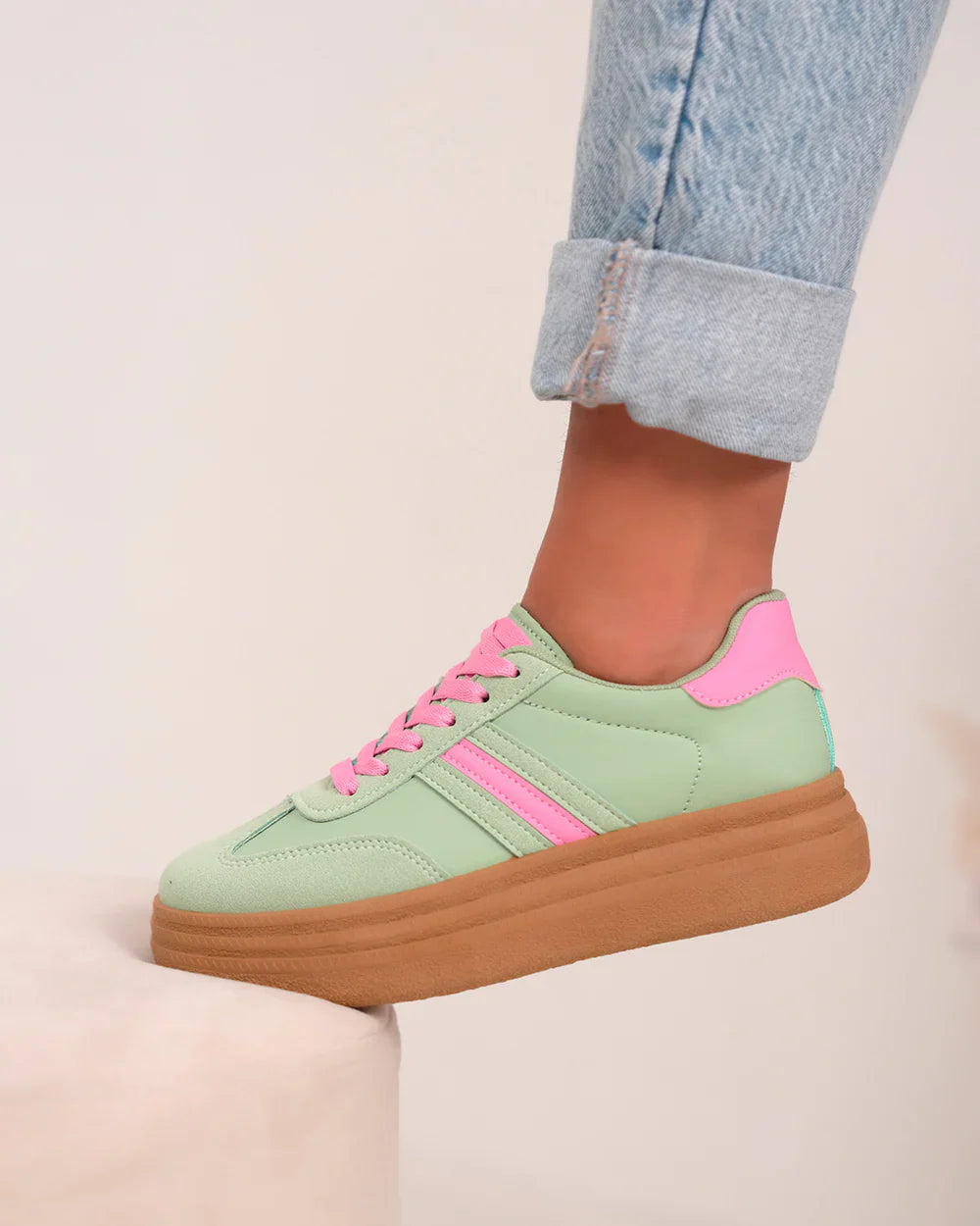 Boudine Green Sneaker