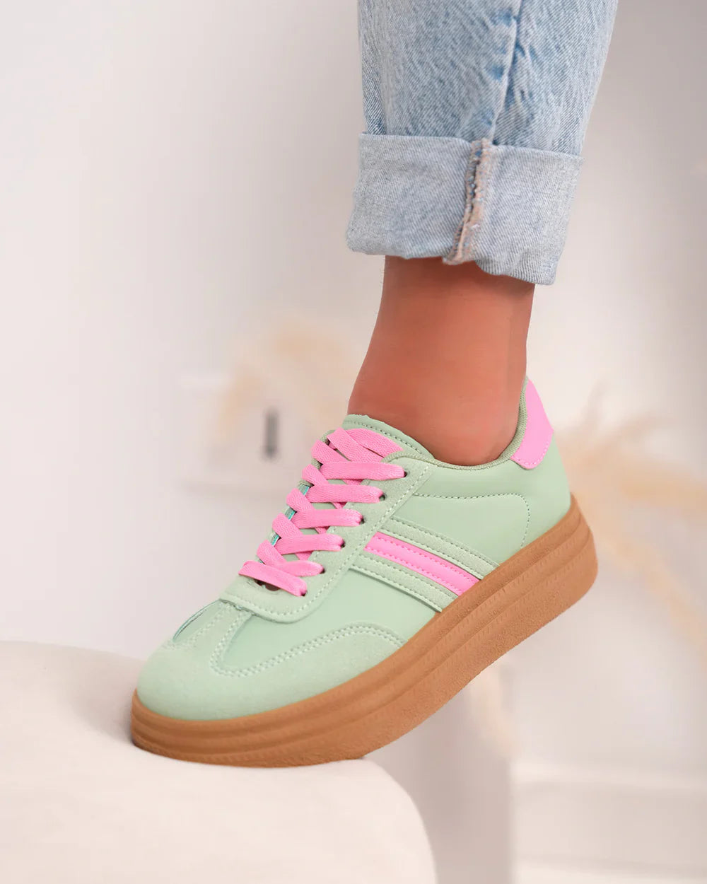 Boudine Green Sneaker