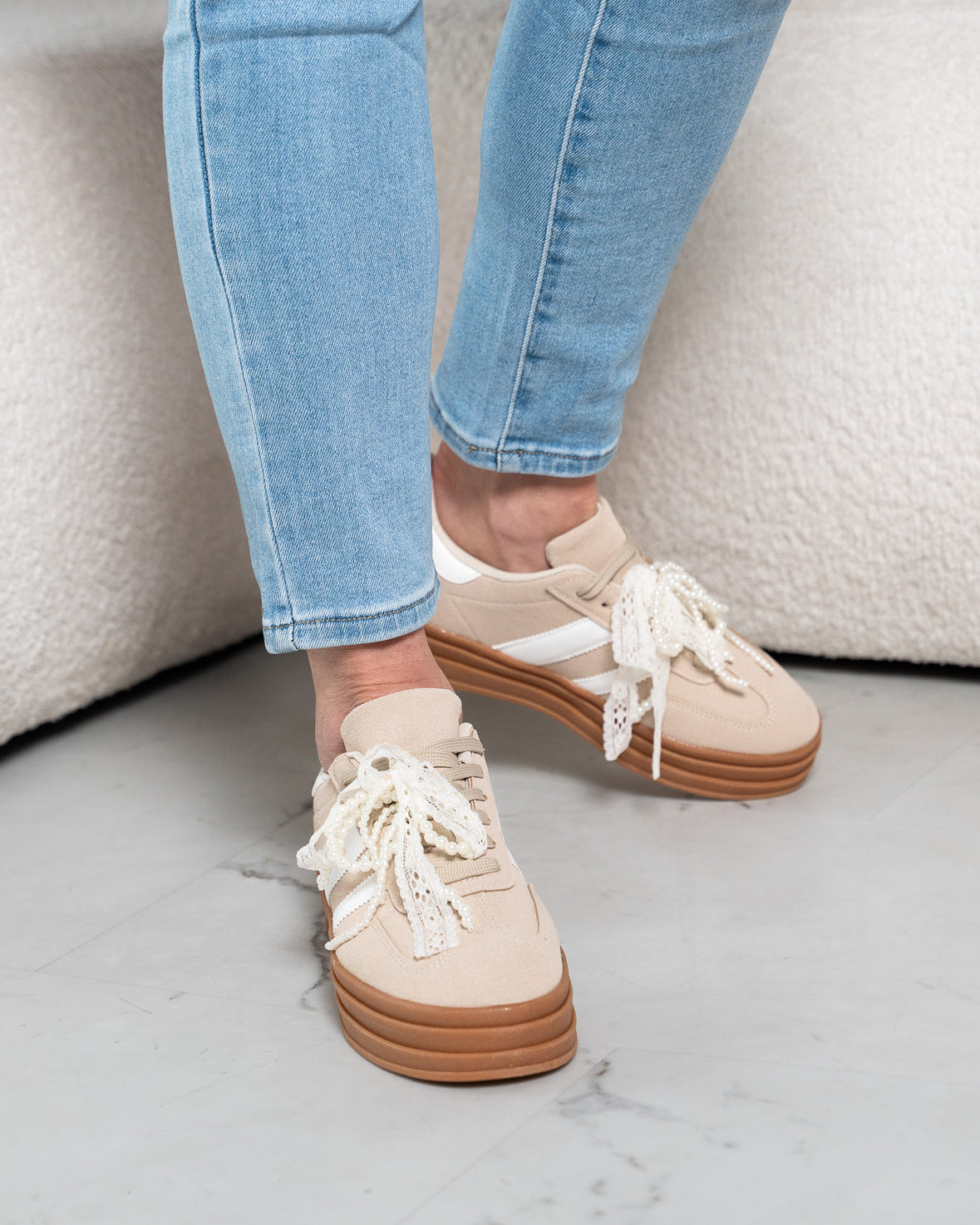 Marije Beige Sneaker