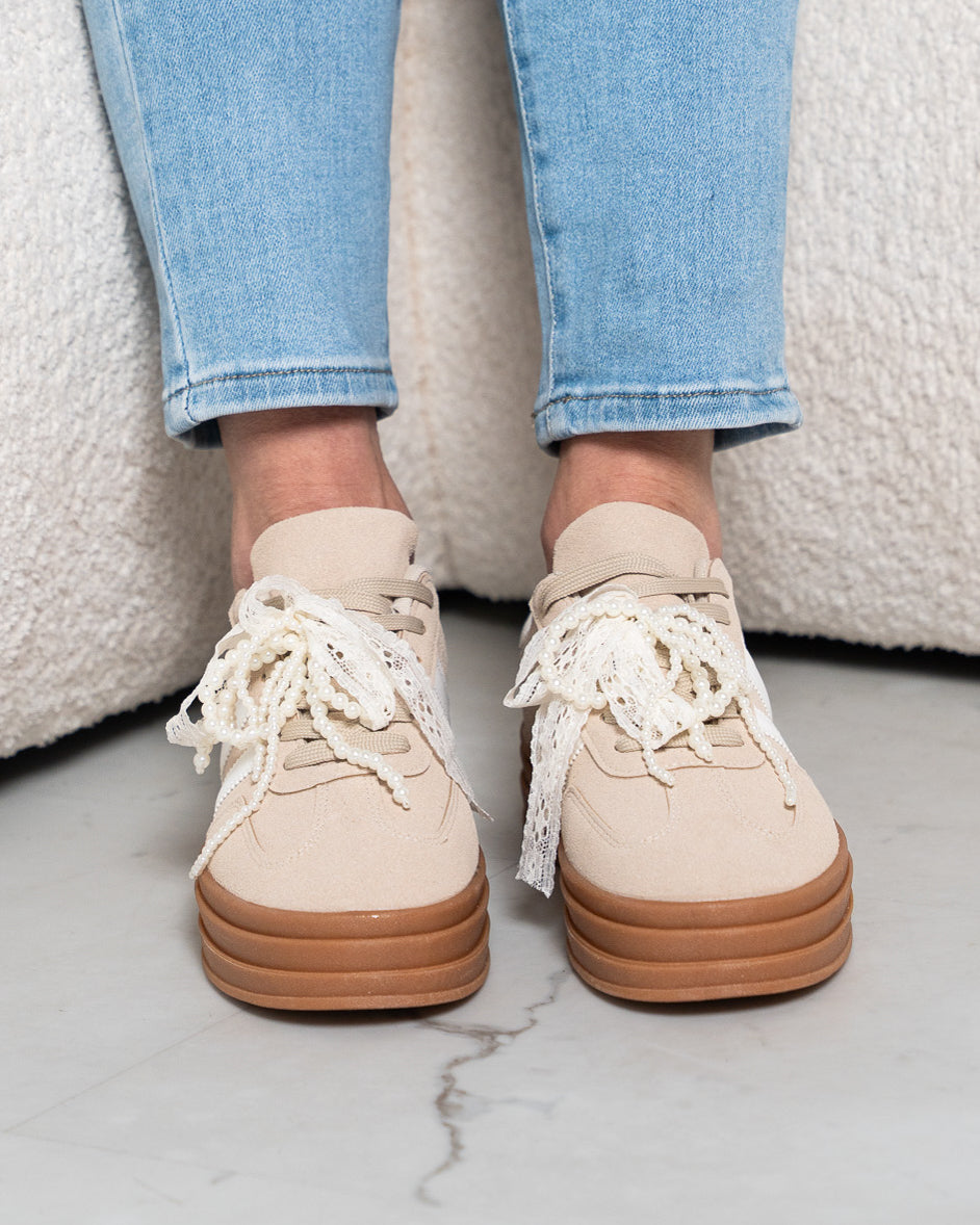 Marije Beige Sneaker