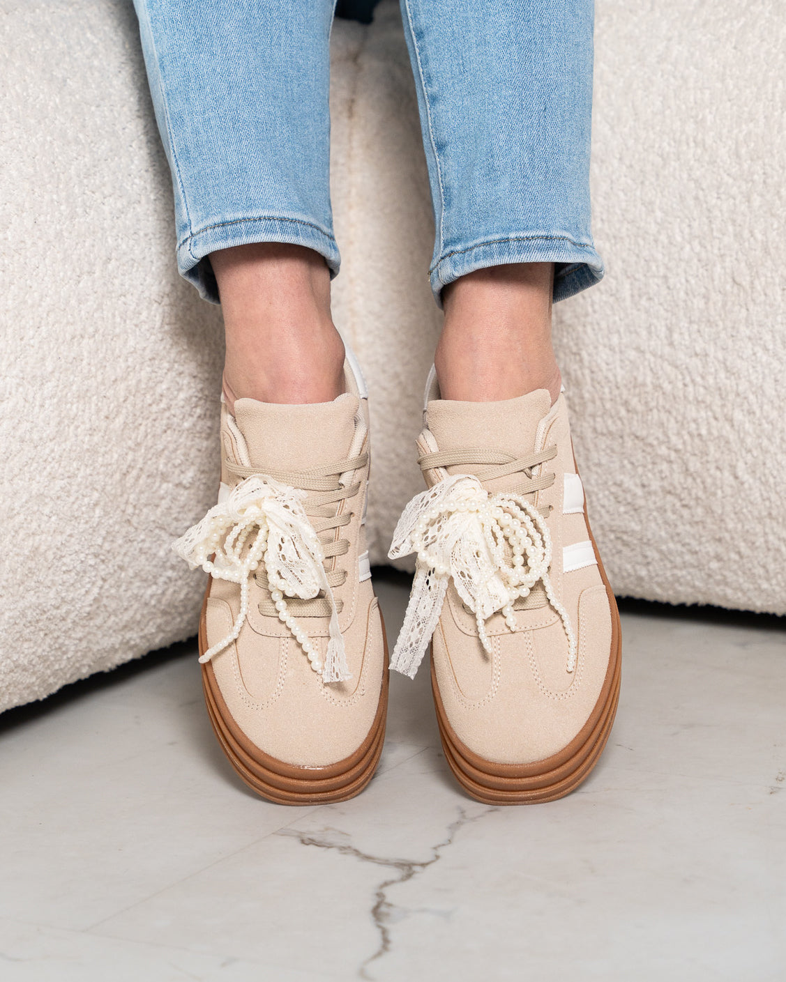 Marije Beige Sneaker